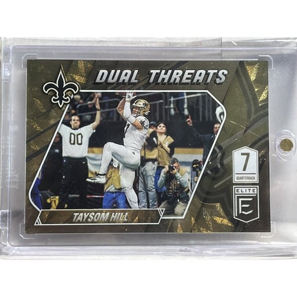 2021 Donruss Elite Football Taysom Hill Limited #5/5 NFL Card # DT1 Dual Threats